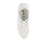 Chunky Mesh Lace Up Sneakers в белом цвете 6