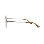 Очки Gucci Aviator-Frame Metal Optical Frames «Silver Silver Transparent» 3