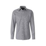 houndstooth-pattern long-sleeve shirt 1