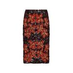 sequin-embellished floral-pattern skirt 2