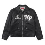 Кожаные куртки Kenzo x Verdy Motorcycle Jacket 'Black' 1