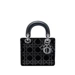 Сумка-сэтчел Mini Satin Cannage Strass Crystal Embellished Lady Dior (2011 год) 1