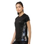 Женская футболка Athleisure с принтом, черная 2