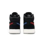 Кроссовки Air Jordan 1 Retro Mid GS 'Black University Red' 6