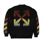 Свитера Off-White Diag Brushed Mohair Crewneck Sweater 'Черный/Радуга' 2
