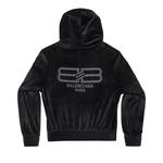 Молнии Balenciaga Fitted Zip Up Hoodie 'Черный' 2
