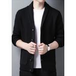 Жаккардовый вязаный кардиган HT2531 2