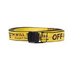 Ремни Off-White Mini Industrial Belt 'Жёлтый/Чёрный' 1