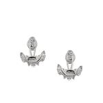 Серьги Twinkle Ear-Jacket из белого золота 2