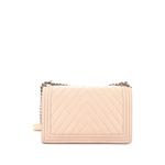 Сумка на плечо Boy Flap Bag Chevron Calfskin New Medium 2