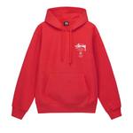 Худи Stussy World Tour Hoodie «Red» 1