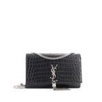 Classic Monogram Tassel Crocodile Embossed Leather Medium crossbody bag 1