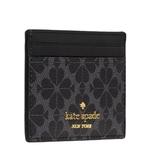 Spade Flower Small Slim Card Holder - Черный KN761 4