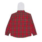 Фланелевые рубашки Supreme Tartan Flannel Hooded Shirt 'Красный' 2