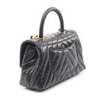 Маленькая сумка-сэтчел Chevron Aged Calfskin Coco с верхней ручкой (2018-2019 годы) 3