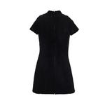 Платья Balenciaga Structured Short Sleeve Cotton Jersey Dress 'Faded Black' 2