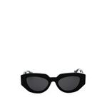 geometric-frame sunglasses 1