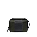 logo-embossed panelled clutch bag 2