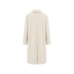 faux-fur single-breasted coat 2