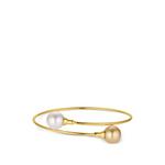South Sea pearl wire bangle bracelet 1