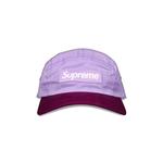 Кепки Supreme Waxed Cotton Camp Cap 'Purple' 1