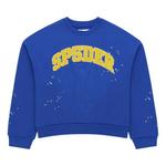 Свитер Sp5der Varsity Web Crewneck 'Blue' 1