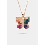 Подвеска Pixel Rainbow Butterfly 001 2