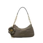 floral-detail chain-link shoulder bag 1