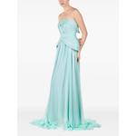 Sea Mist peplum gown 2