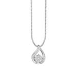 TOMEI Бриллиантовый кулон с комплектом, Белое золото 585/14K 1