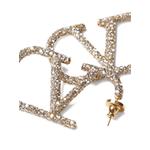 Серьги с логотипом VLogo Signature и кристаллами Swarovski 2
