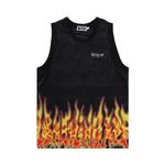 Жилеты BAPE Flame Mesh Vest 'Black' 1