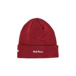 Бини Supreme x New Era Box Logo Beanie 'Cardinal' 2