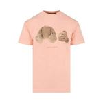 Футболки Palm Angels Bear Classic Tee 'Лососевый флуоресцентный' 1
