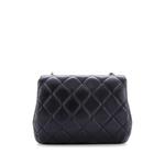 Мини-сумка на плечо Chain Woven CC Square Accordion Flap Bag Quilted Lambskin 2