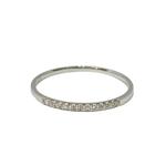 [СПЕЦИАЛЬНОЕ] LITZ 18K White Gold Diamond Ring DR131-W (SZ9) 4