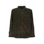 corduroy embroidered-logo shirt 1