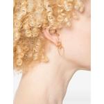 18kt yellow gold Fluid Diamonds earrings 2