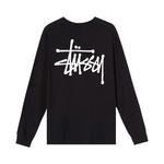 Футболки Stussy Basic Long-Sleeve Tee 'Black' 2