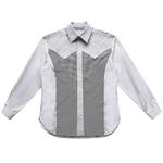 Рубашка на пуговицах Maison Margiela Patchwork Stripes 'Черный' 1