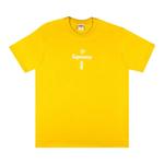 Футболки Supreme Cross Box Logo Tee 'Yellow' 1
