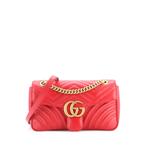 GG Marmont Flap Bag Matelasse Leather Small crossbody bag 1