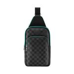 Сумки через плечо Louis Vuitton Avenue Slingbag PM 'Борнео-зеленый/черный дамье графит канвас' 1
