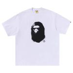 Футболки BAPE Spray Print Ape Head Relaxed Fit Tee #2 'White' 1