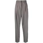 pleat-detailing tailored trousers 1