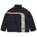 Пуховики Supreme Stripe Puffer Jacket 'Black' 1