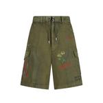 embroidered cargo shorts 1