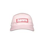 Кепки Supreme Reversed Label Camp Cap «Pink» 1