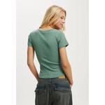 Футболка Goldie Rib V Neck Short Sleeve Tee 3