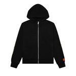 Zip Ups Heron Preston Logo Zip Hoodie 'Черный/Красный' 1